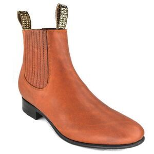 El Besserro Botas Finas Zapateria Diana Men's Ankle Boots Brandy Piel Size 9.5